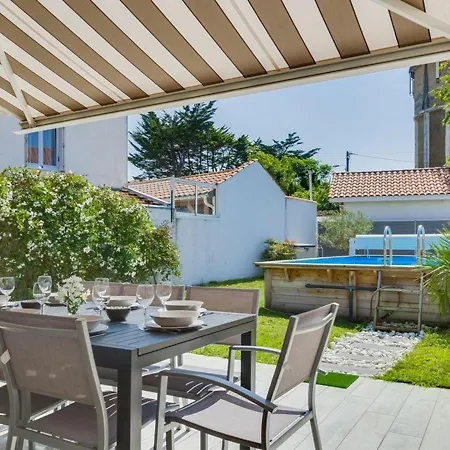 Confortable Avec Piscine, Proche Plage, 3 Chambres, Grand Sejour, Patio, Wifi, Equipement Complet - Fr-1-413-87 Semesterbostad Capbreton